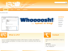 Tablet Screenshot of lfcproject.com